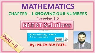 Class-6|Mathematics|Chapter -1 Part -5