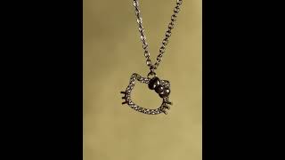 Hello Kitty necklace 🎀 #hellokitty #hellokittylover #sanrio #sanriocore #sanriogirl #sanrioaesthetic