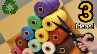 3 Awesome Cardboard Box Art Tricks /Handmade Home Decor Ideas