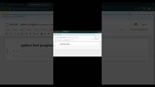 #shorttricks #shorts #shortvideo #pythonprogramming #firstprogram