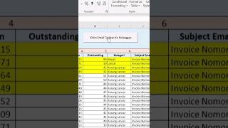 Cara kirim email tagihan melalui excel #short #shorts #excel #exceltutorial #exceltips #exceltricks