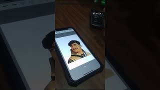 My drawing process.           #digitalart #artist #mobileart #trending