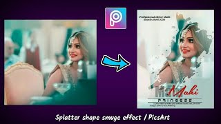 PicsArt New Brush Splatter Effect || New PicsArt edit