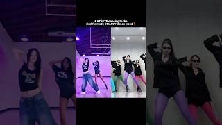 katseye dancing to the viral fanmade gnarly dance trend 💃 #katseye