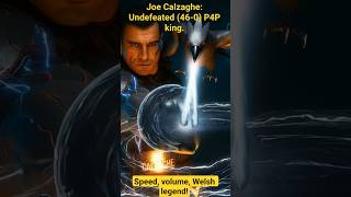 Joe Calzaghe: Undefeated (46-0) P4P king. Speed, volume, Welsh legend! #BoxingGOAT