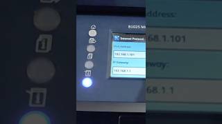 iP ADDRESS SETTING ON XEROX B1025 / B1022 }xerox #ipaddress #networking #network #xerox