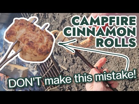 Four Ways that Actually Work to Cook Cinnamon Rolls over the Campfire