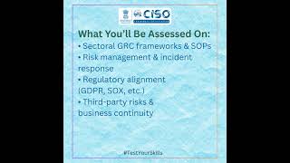 Governance, Risk, Compliance: Prove Your Skills | TEST YOUR SKILLS