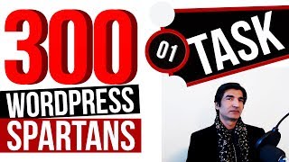 Task 1: WordPress Local Installation - XAMPP - Themes and Plugins - 300 SPARTANS