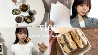 【食事vlog】太らない私のリアルな3日間の食事🍚|163cm42kg【21歳都内一人暮らし】
