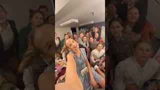 Pass the Phone with the Matilda Cast! #shortsvideo #theaterlife