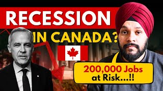 Recession in Canada in 2025| 70,000 Jobs already gone. | What can you do?