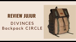 REVIEW JUJUR - DIVINCES Backpack CIRCLE - Tas Ransel Laptop Kanvas