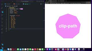 New CSS Property | clip-path | Elegant Design with CSS only.