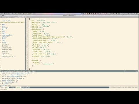 ToEatApp React-Relay-GraphQL Tutorial - Application Setup