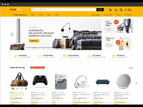 Martfury - WordPress Theme install & Demo import