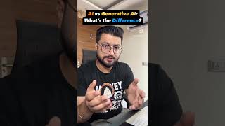 AI vs Generative AI: What’s the Difference? #ai  #generativeai  #artificialIntelligence #ai2024