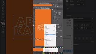 Intriguing text blend effect in illustrator 🥵 | #graphicdesign #shorts AbhiKash Creation