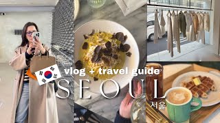 2-Day Korean Solo Travel Vlog 🇰🇷Hermès Shopping Fail, Seoul Food, Cafes, Skincare & Haul
