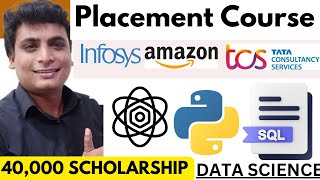 Get Placement In Top MNcs In 2023 | Data Science SQL Python Course With Placement 40,000 Scholarship