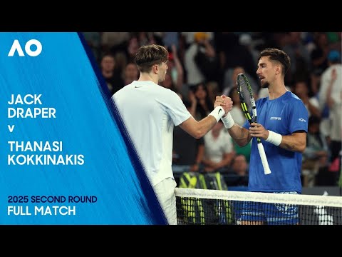 Jack Draper v Thanasi Kokkinakis Full Match | Australian Open 2025 Second Round