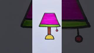 Night Lamp 🛋️ Drawing for kids #nightlamp #shortvideo #drawing #pipafuntv #painting #viralvideo