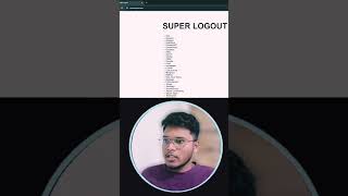 👍Log Out from All Websites with One Click! | Super Logout🤩 #shorts  #TechTips #SuperLogout