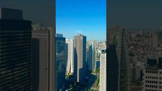 Panoramic views of Tokyo Metropolitan Government Building🇯🇵#japan #travel  #tokyo#views#amazing