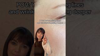 How to stop deepening lines and wrinkles in their tracks ⬆️ #antiageing #skincarecommunity