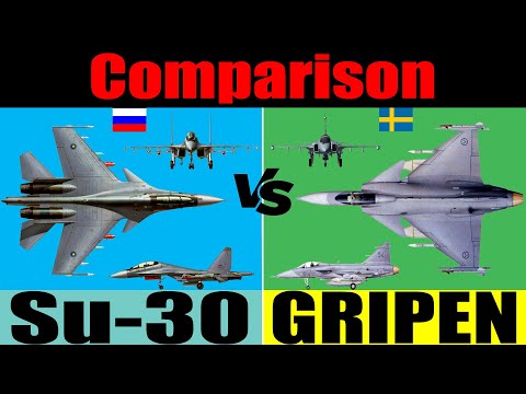 Su-30 vs Gripen: COMPARISON | JAS 39 Gripen vs Su-30: Which Would Win?