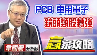 中視【贏家攻略】20201127 #韋國慶：PCB、車用電子、鏡頭類股轉強。 #中視 #中視新聞 #贏家攻略 #永誠國際投顧