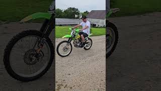 Jay from Spain #klx140 #dirtbike #firstride