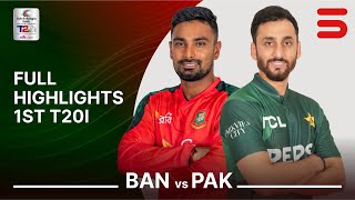 Full Highlights | Bangladesh vs Pakistan | 1st T20I, 2025 | ZC1A