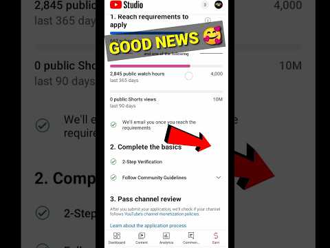 Good News 🥰 Youtube Monetization Big Update सबकुछ बदल दिया #youtube #update #shorts