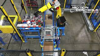 Robotic Packaging and Palletizing Paint Cans