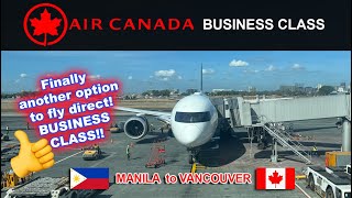 AIR CANADA - BUSINESS CLASS from Manila to Vancouver