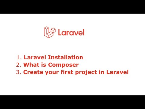 How to install laravel.