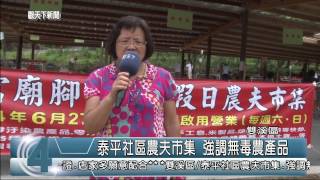 1040623觀天下新聞HD05 雙溪區泰平社區農夫市集 強調無毒農產品