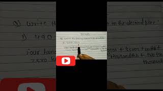 Write expended form of decimal number s/ How to read in decimal form #Shorts#ytmaths#🔥🔥🔥