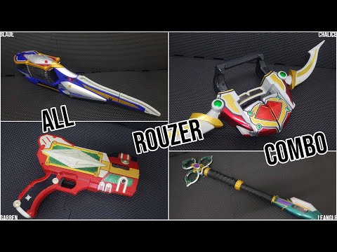 COMPILATION | Kamen Rider Blade – All Rouzer Combo DX