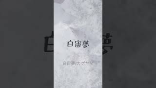 白宙夢という曲です2 #カゲヤマ #ギター #シューゲイザー #オリジナル曲 #残響 #DTM