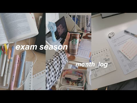 finals month vlog ☕🌜 four exams, stationery haul, books for the summer & end of year chat