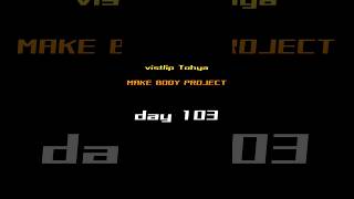 【vistlip Tohya】200日間連続MAKE BODY PROJECT ＃day103