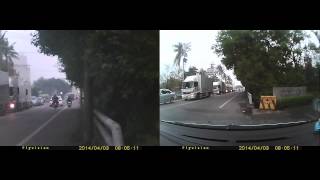 2014 4 3早上高雄市本洲路上發生車禍