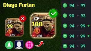 Free Big Time Diego Forlan Best Training Guide 🥶 || efootball 2025 ✨