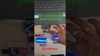 How to Use Multiple I2C LCDs with Arduino | Dual LCD Display Project | ELES-KANPUR