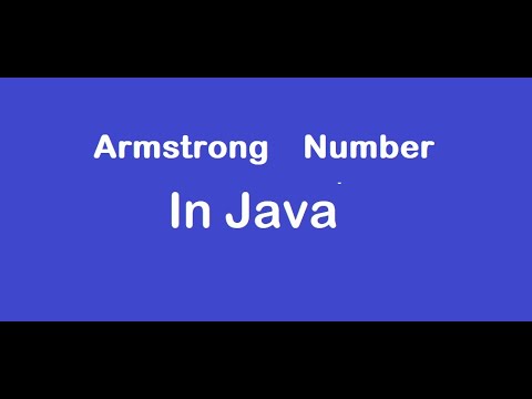 Armstrong Number in java || Armstrong Number #armstrongnumber #armstrong #java #interview