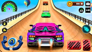 Ramp Super Car Racing Flyover 3D Gameplay _ Android || Ramp Car Stunts Racing Video Car #Simulator