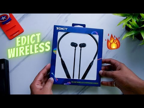 Edict in-Ear Wireless Neckband ⚡ Unboxing and Review 🔥