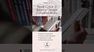 Book Cover & Interior Design Considerations #aspiringauthor #bookpublishing #writeabook